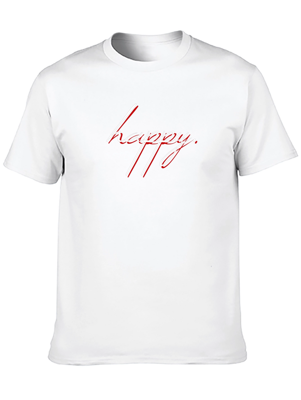Happy Graphic T-Shirt - Casual Wear