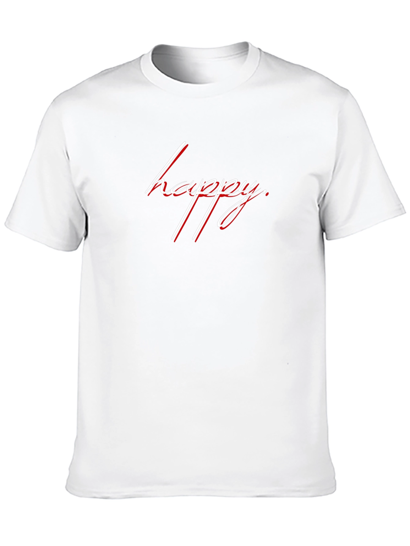 Happy Graphic T-Shirt - Casual Wear