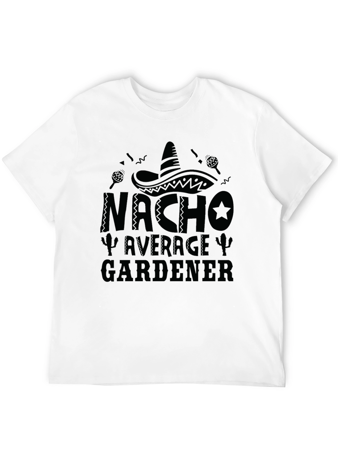 Nacho Average Gardener Black T-Shirt