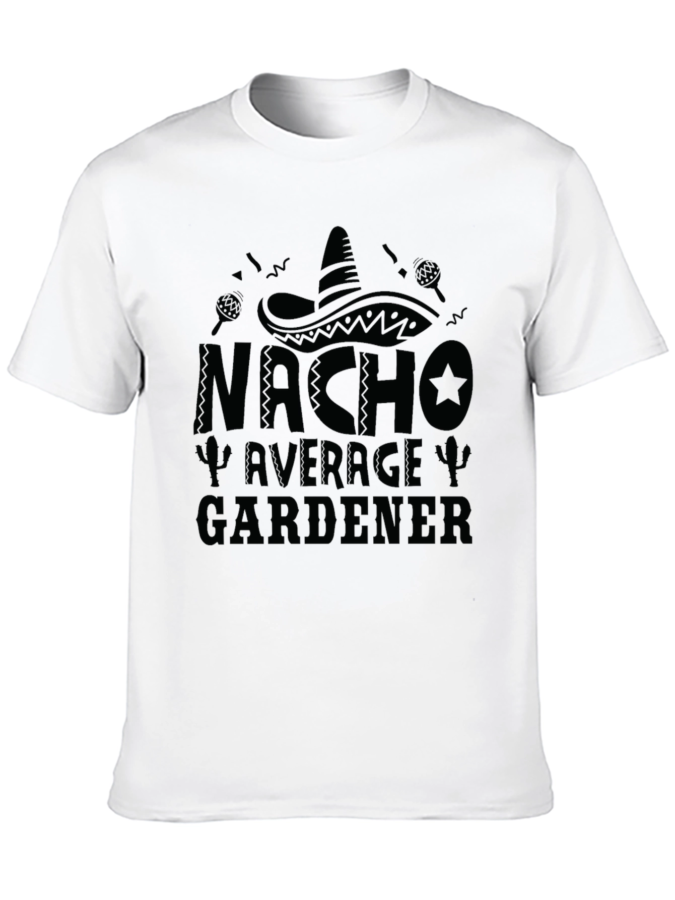 Nacho Average Gardener Black T-Shirt