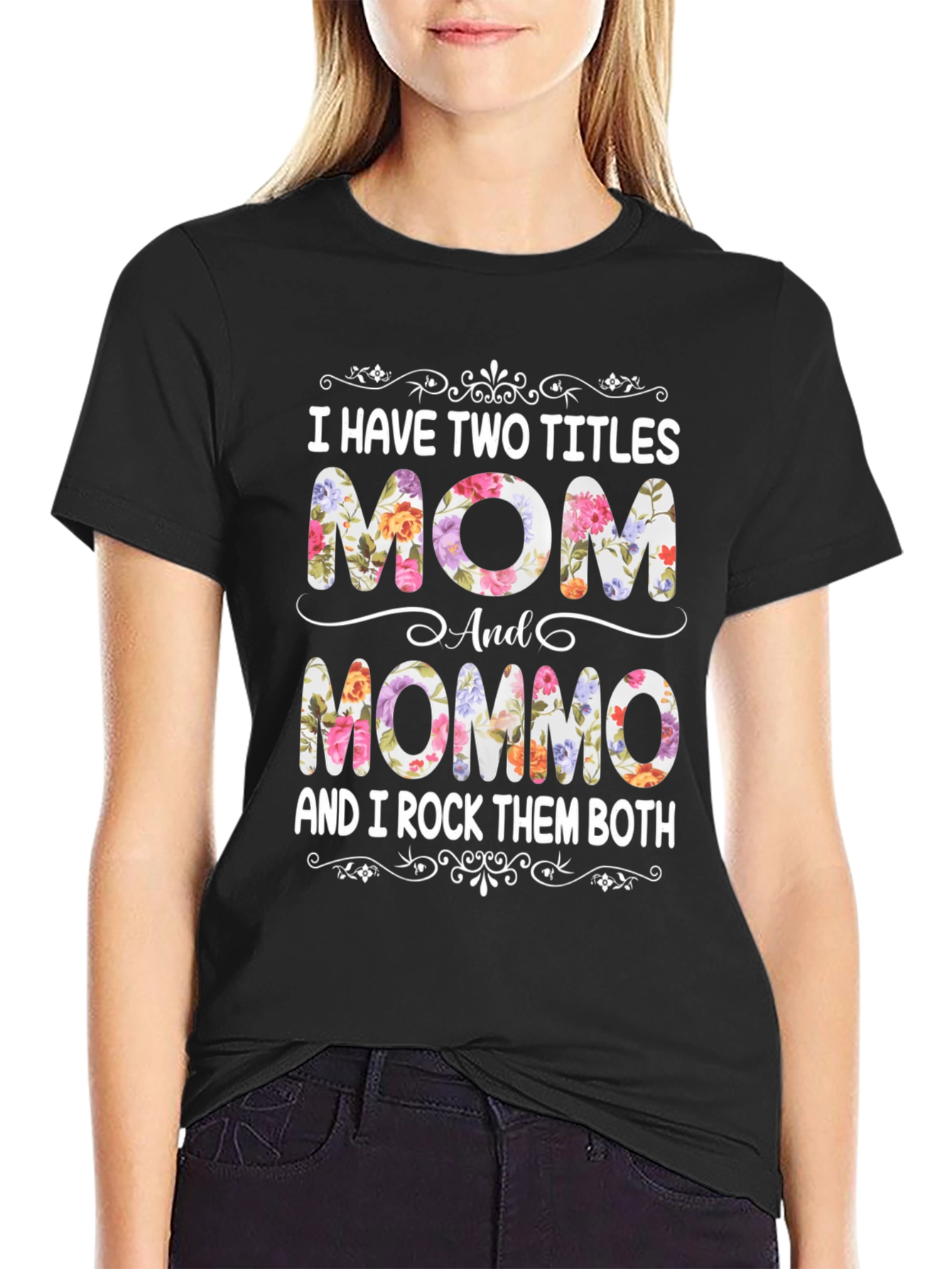 Mom & Mommo Floral T-Shirt