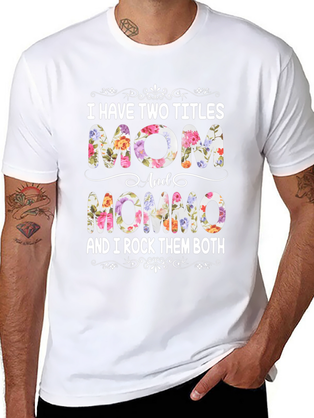 Mom & Mommo Floral T-Shirt