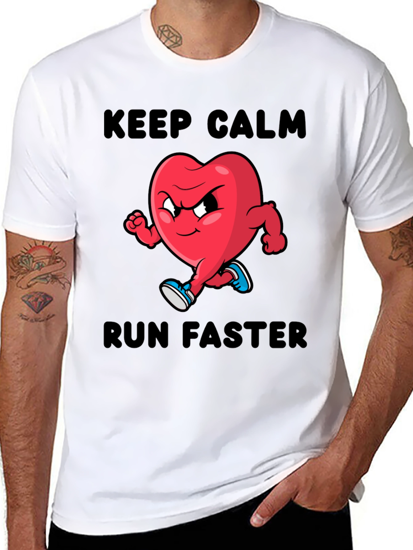 Keep Calm Run Faster T-Shirt