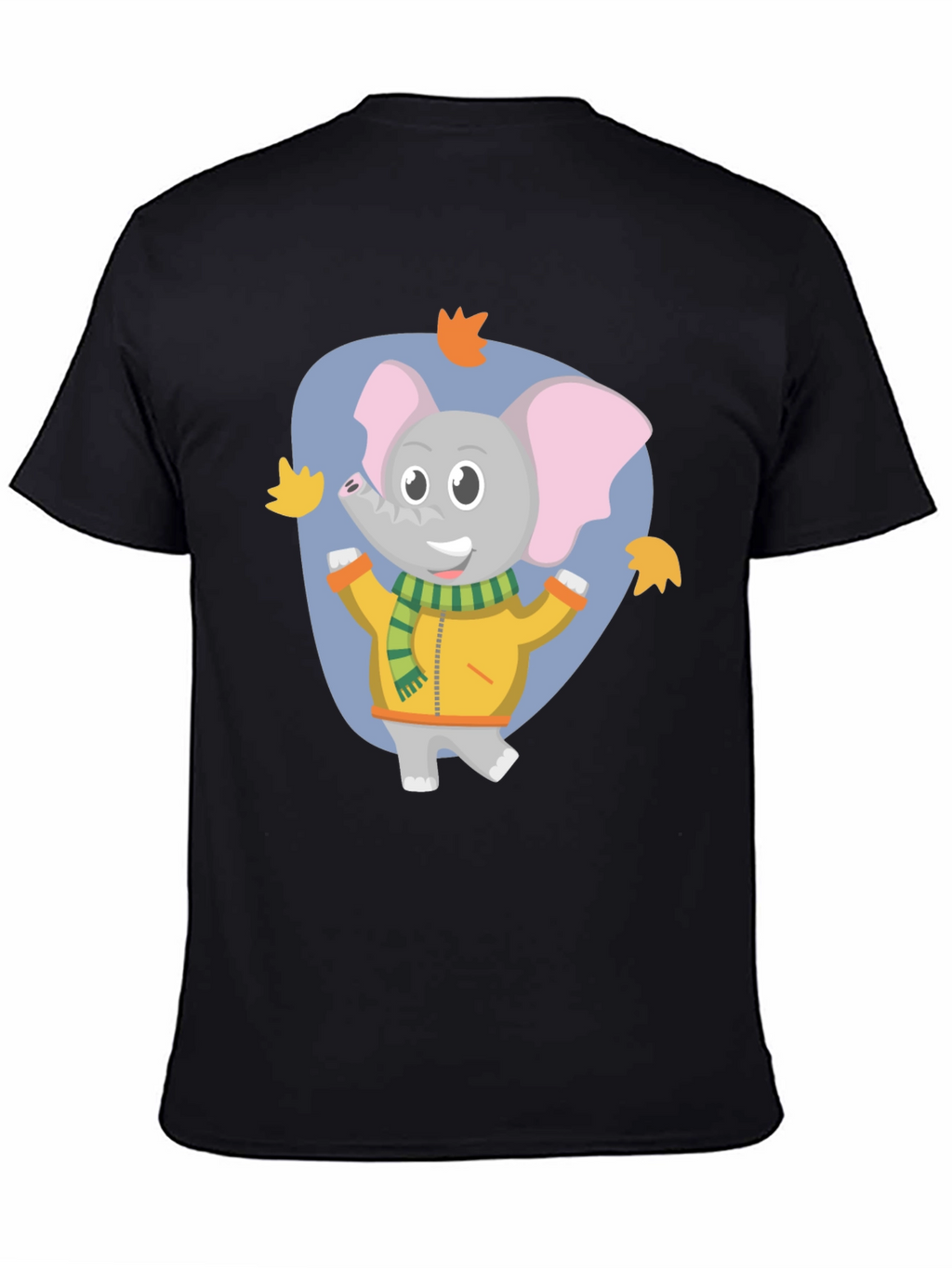 Cute Elephant Fall Cartoon T-Shirt
