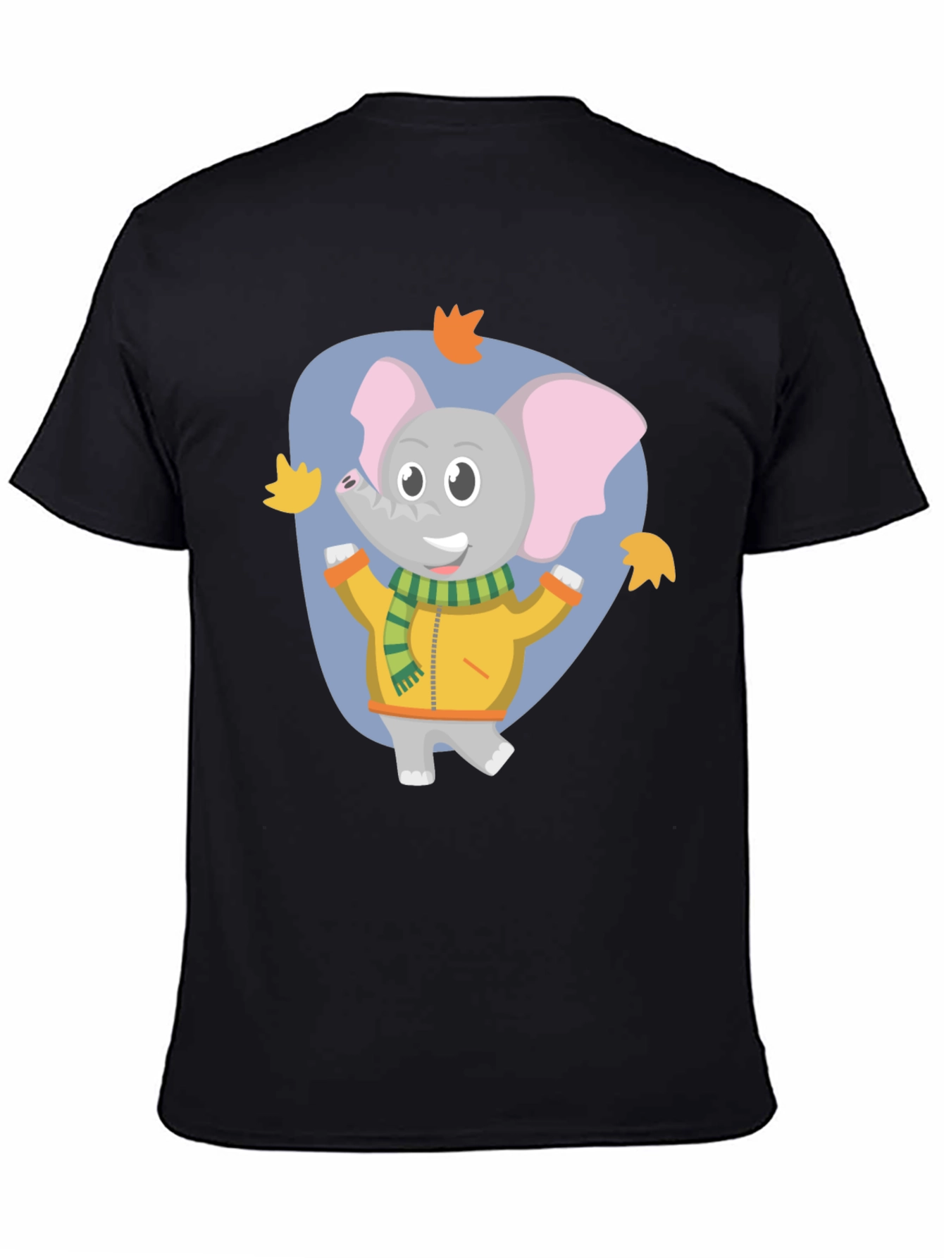 Cute Elephant Fall Cartoon T-Shirt