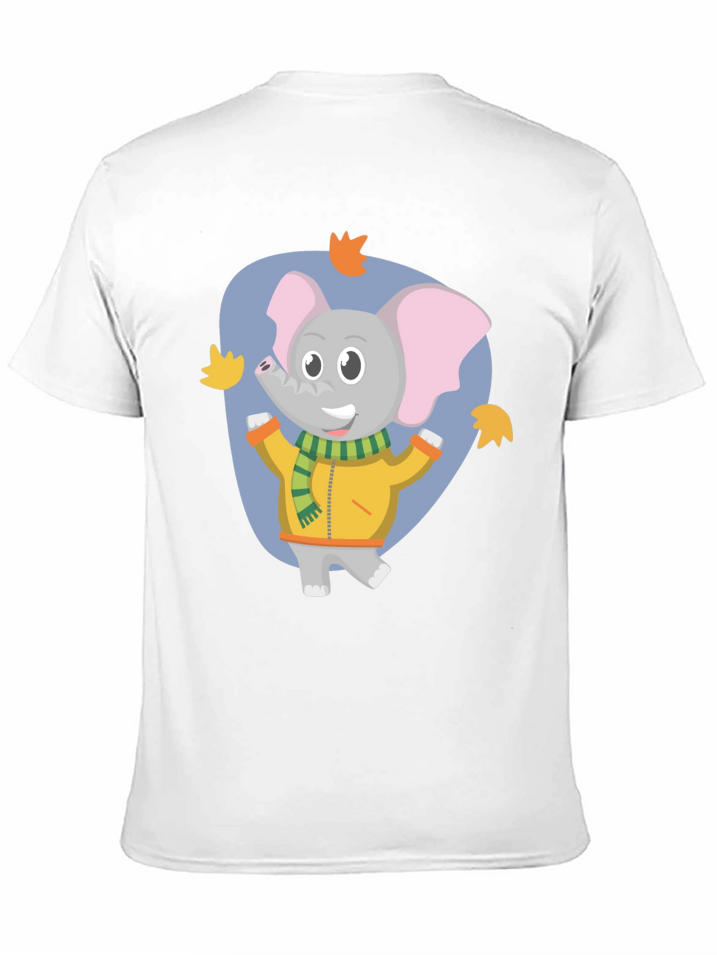 Cute Elephant Fall Cartoon T-Shirt
