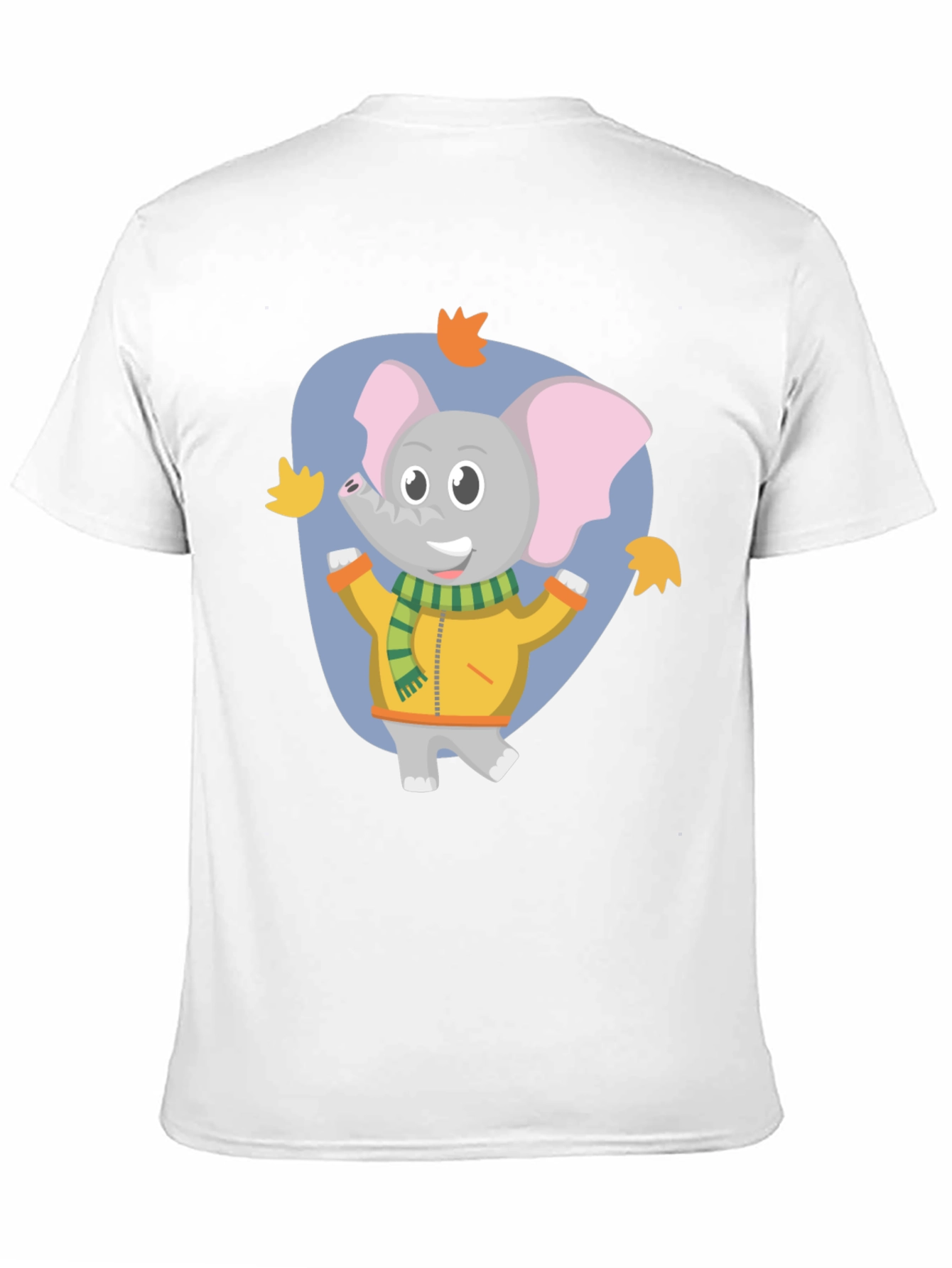 Cute Elephant Fall Cartoon T-Shirt