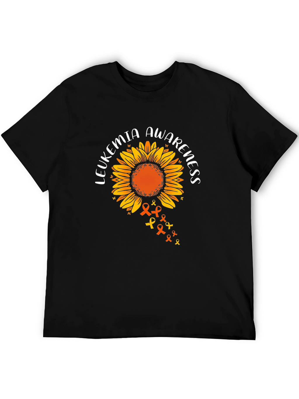 Leukemia Awareness Sunflower Graphic Tee