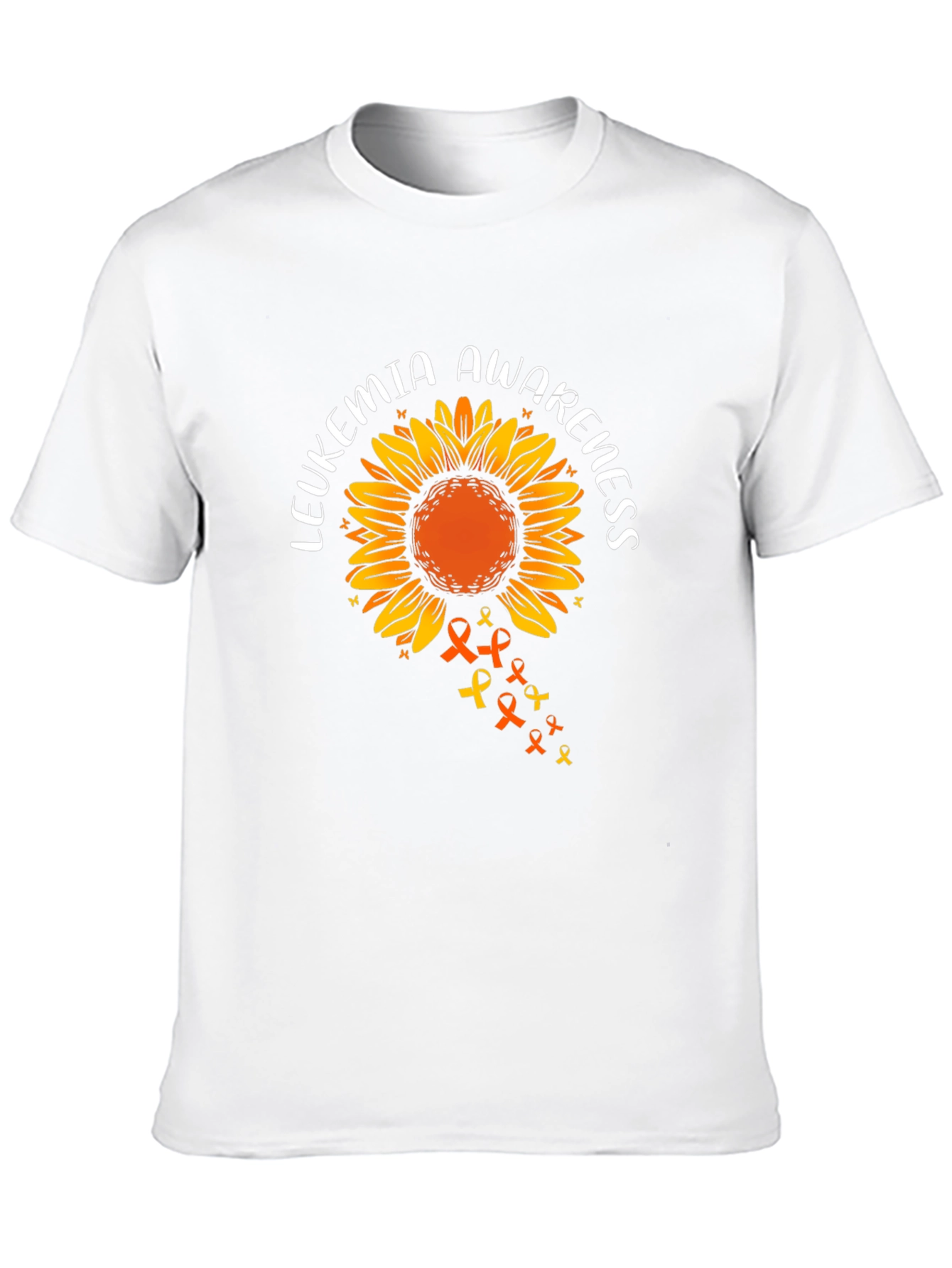 Leukemia Awareness Sunflower Graphic Tee