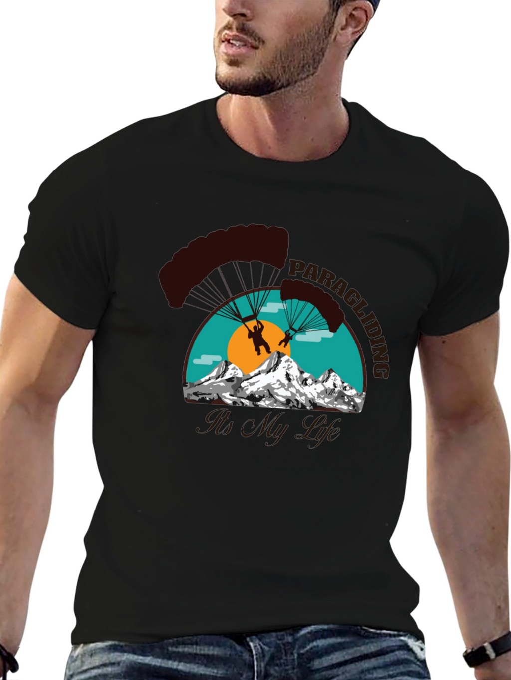 Paragliding Is My Life Graphic Tee