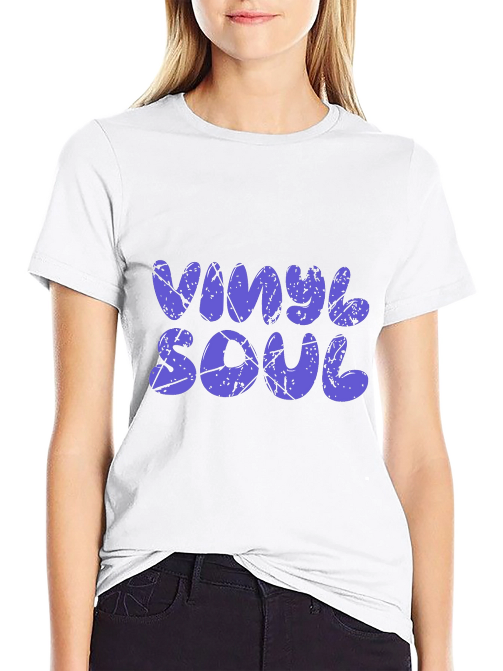 Vinyl Soul Graphic Black T-Shirt