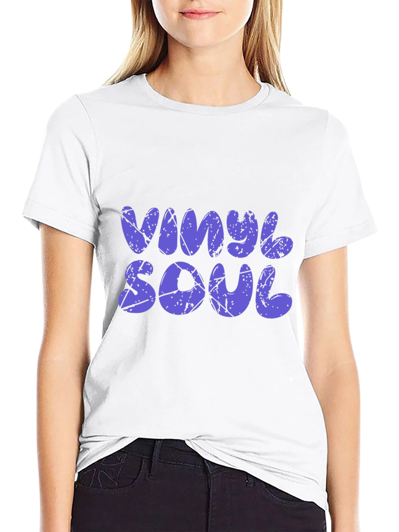 Vinyl Soul Graphic Black T-Shirt