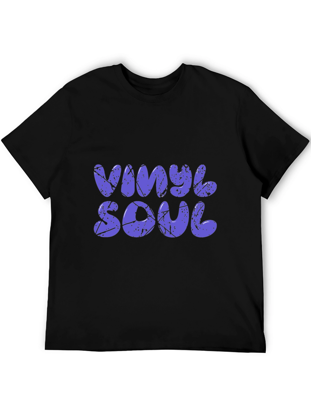 Vinyl Soul Graphic Black T-Shirt