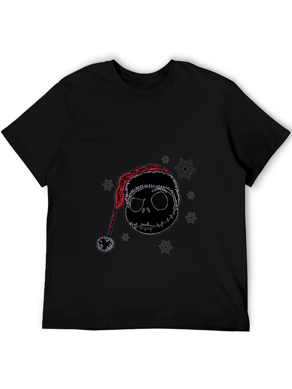 Jack Skellington Santa Hat T-Shirt