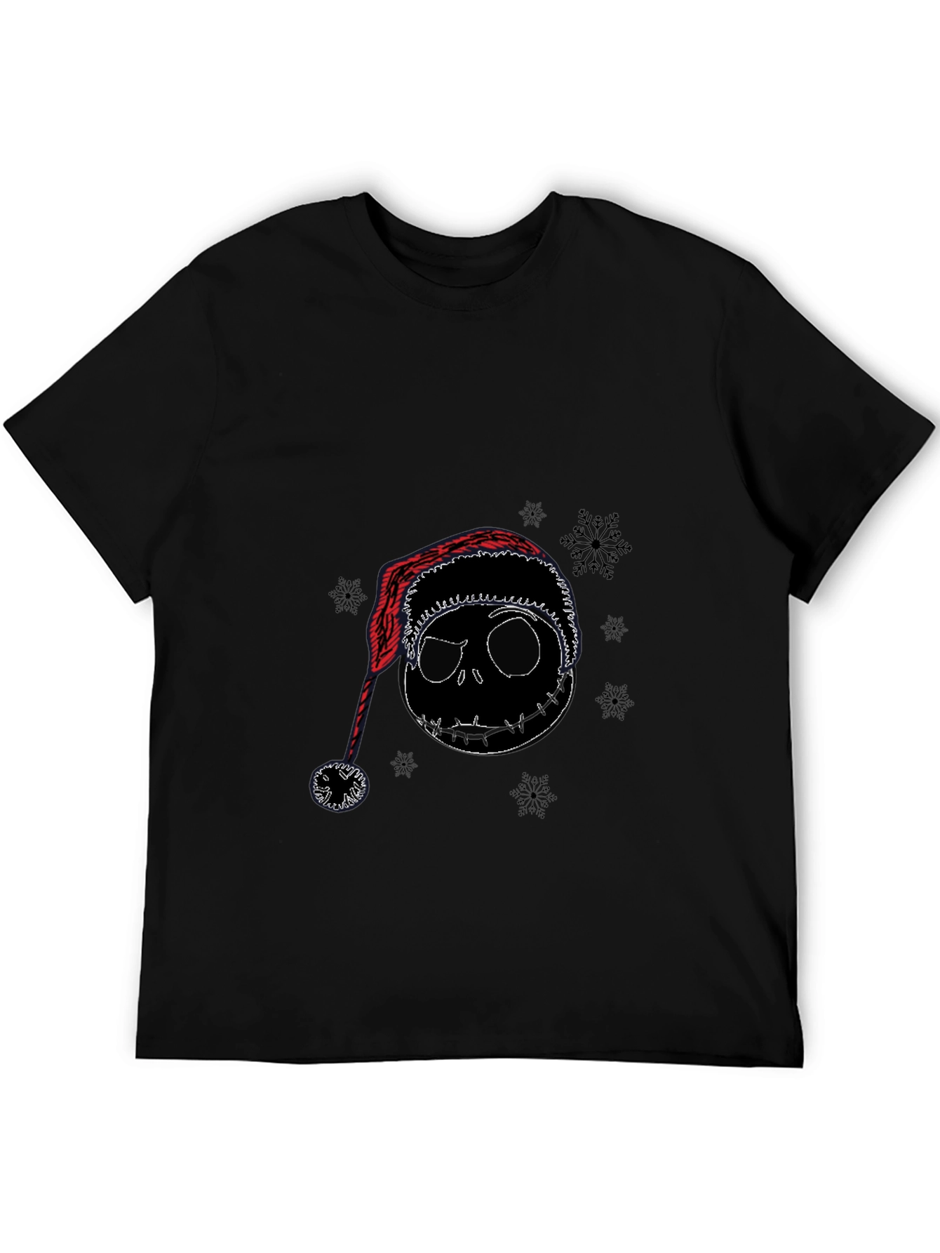 Jack Skellington Santa Hat T-Shirt