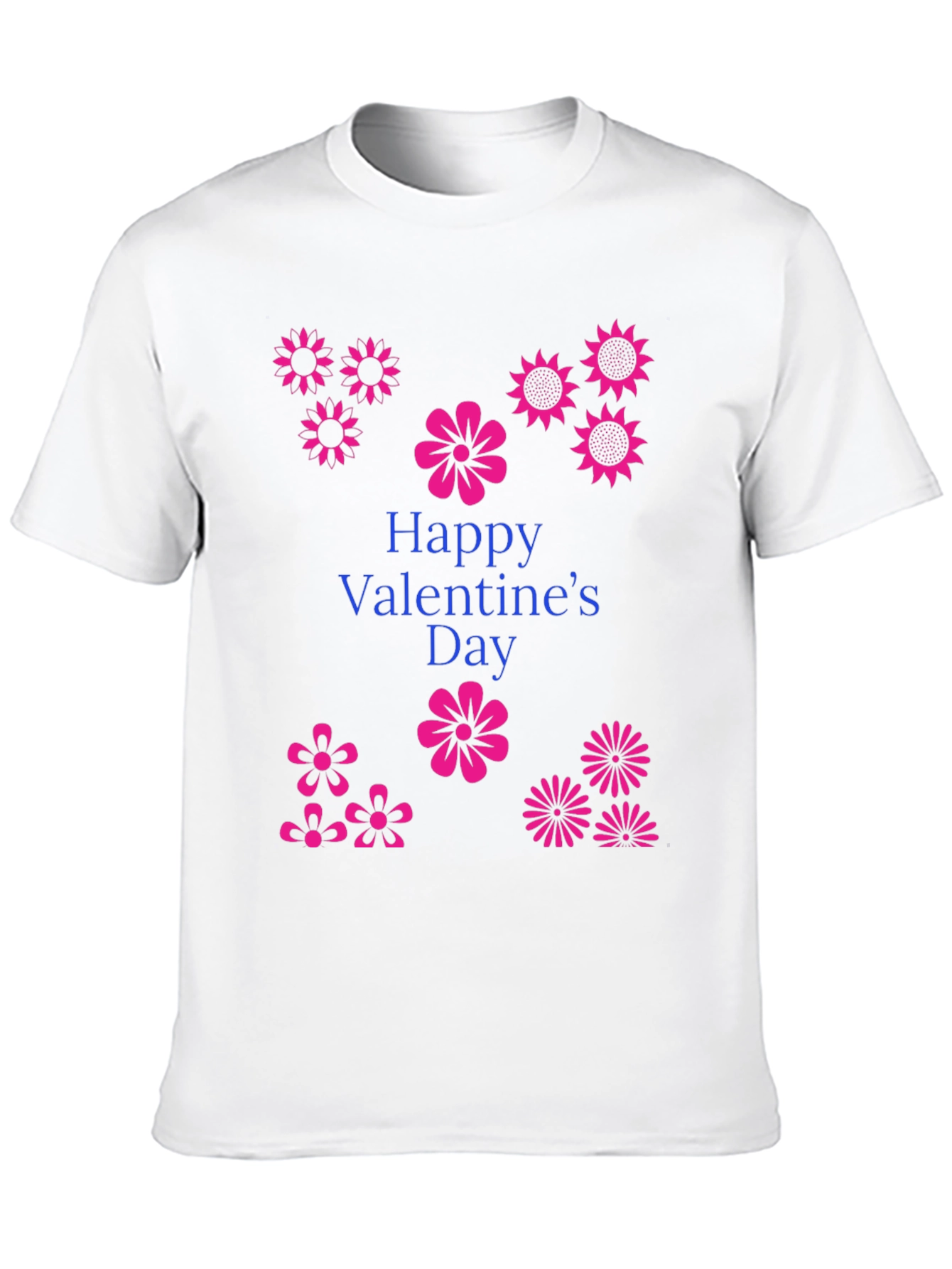 Floral Valentines Day T-Shirt - Trendy Graphic Tee