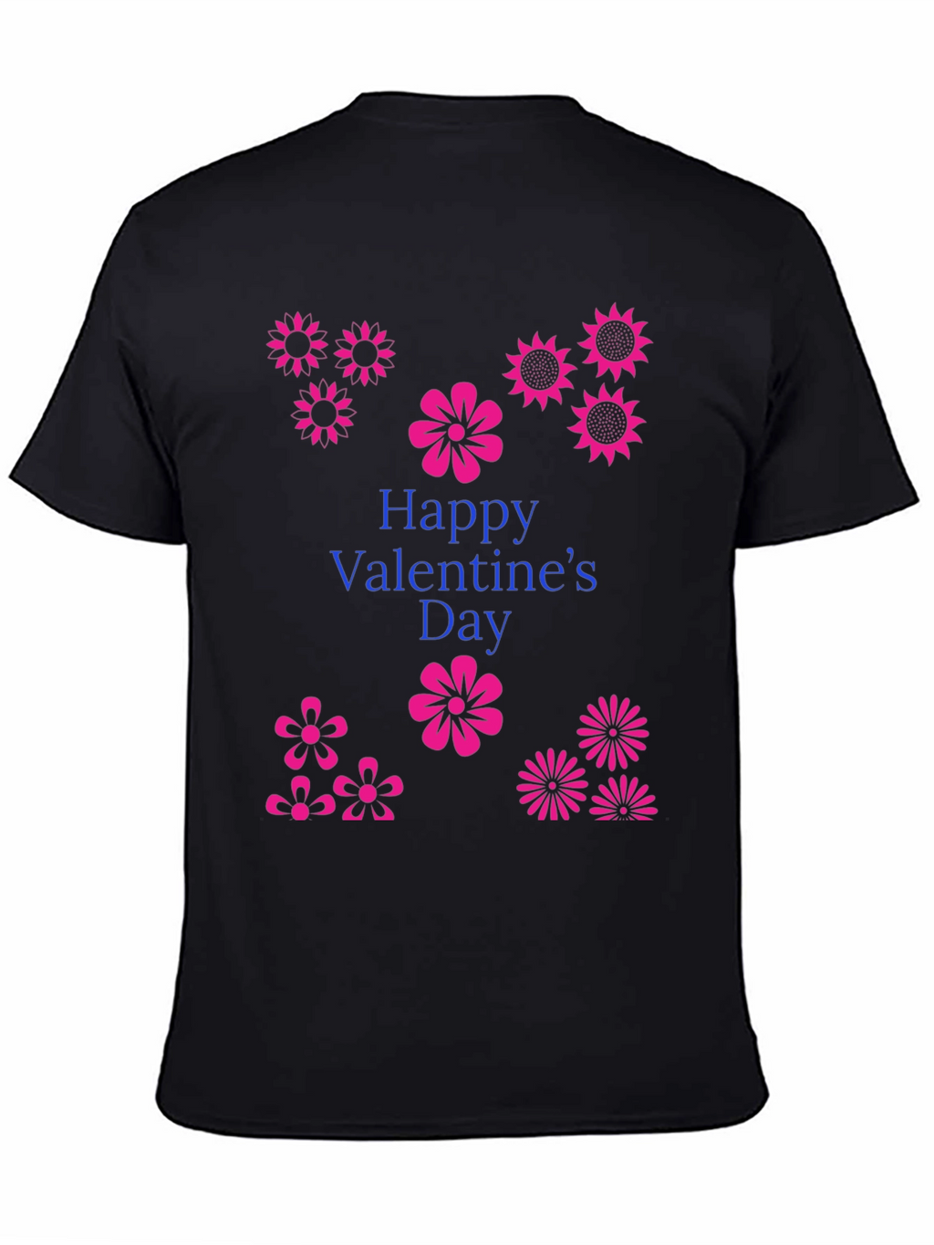 Floral Valentines Day T-Shirt - Trendy Graphic Tee