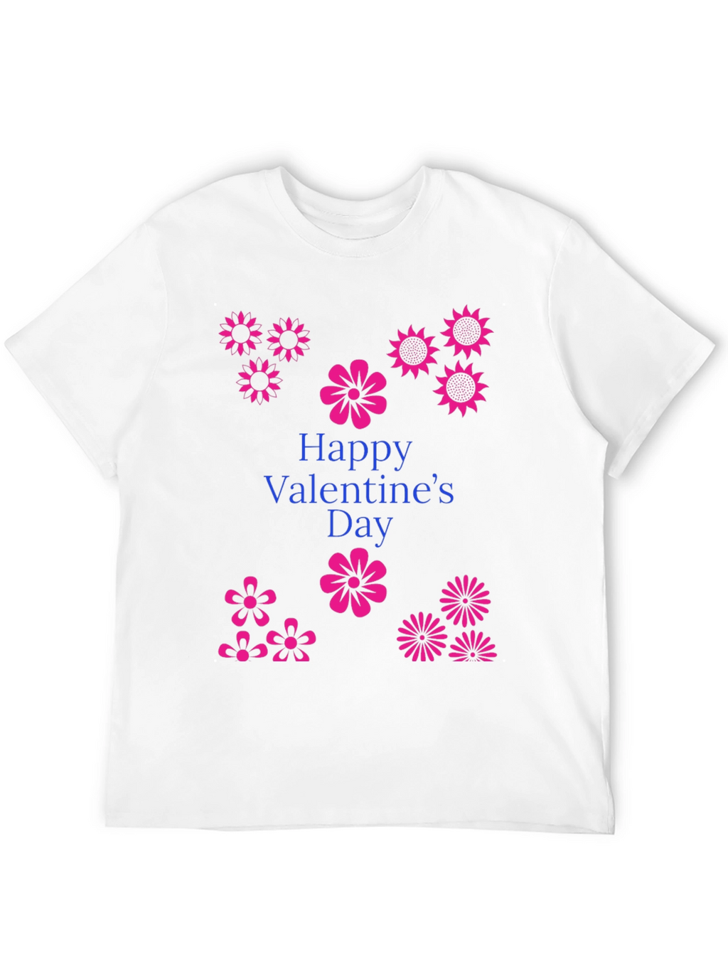 Floral Valentines Day T-Shirt - Trendy Graphic Tee