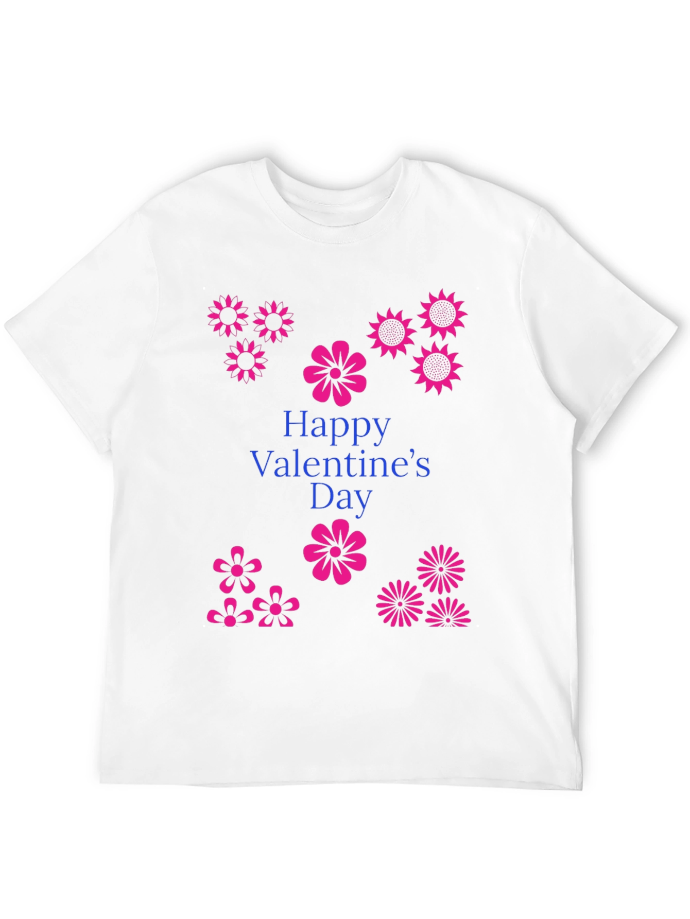 Floral Valentines Day T-Shirt - Trendy Graphic Tee