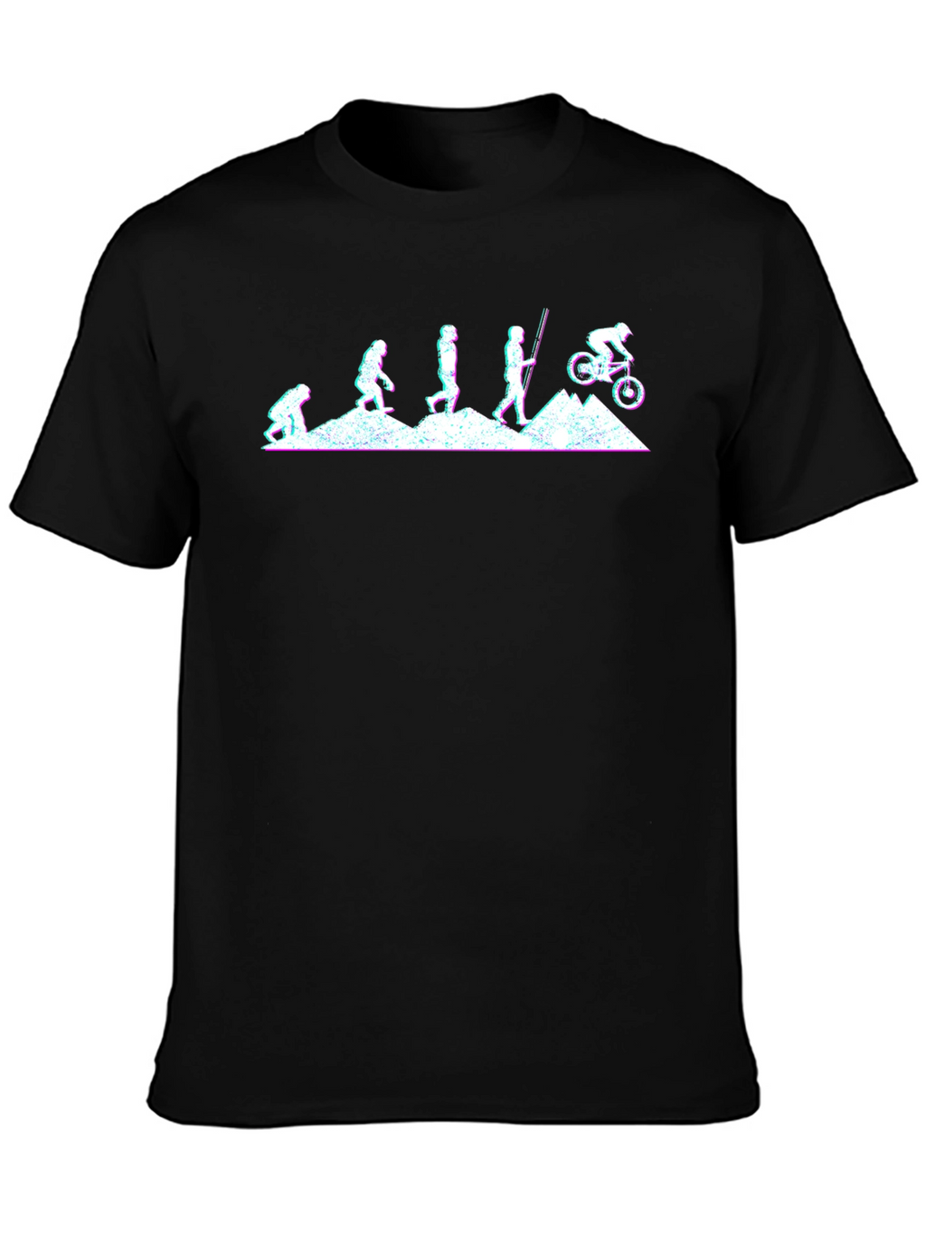 Evolution of Mountain Biking Graphic T-Shirt