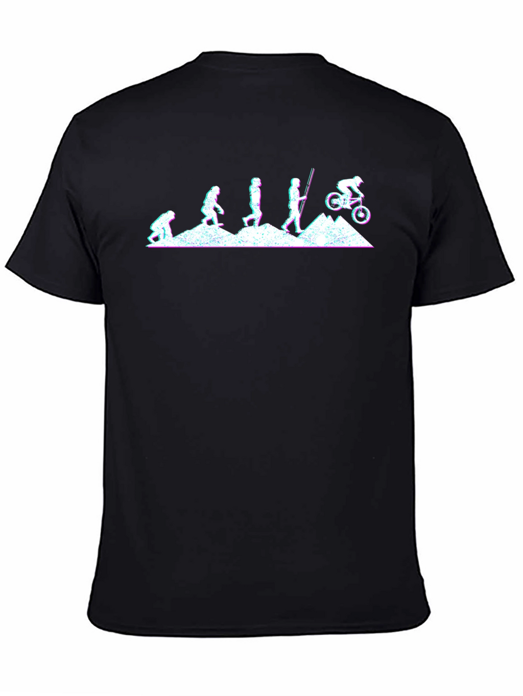 Evolution of Mountain Biking Graphic T-Shirt