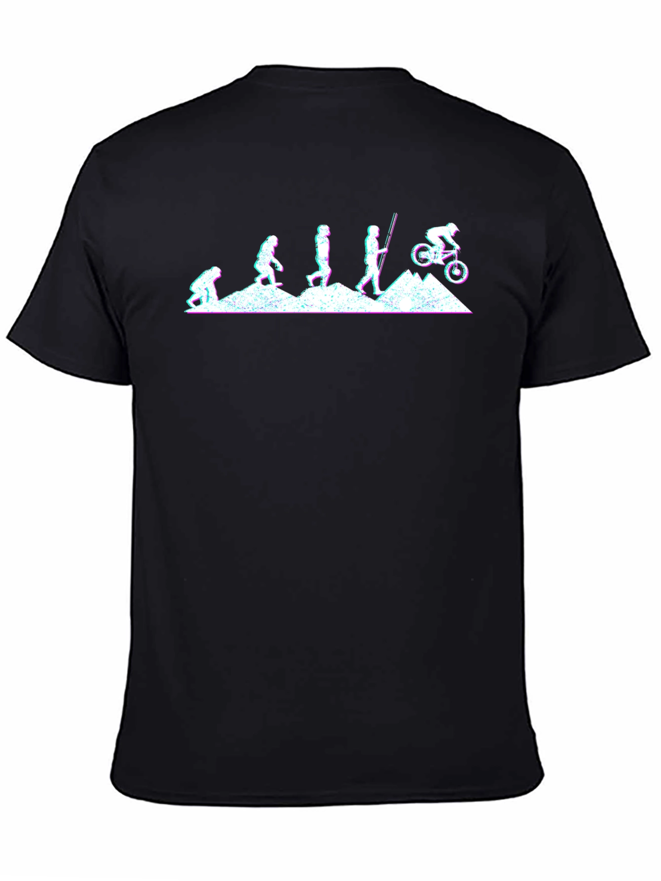 Evolution of Mountain Biking Graphic T-Shirt