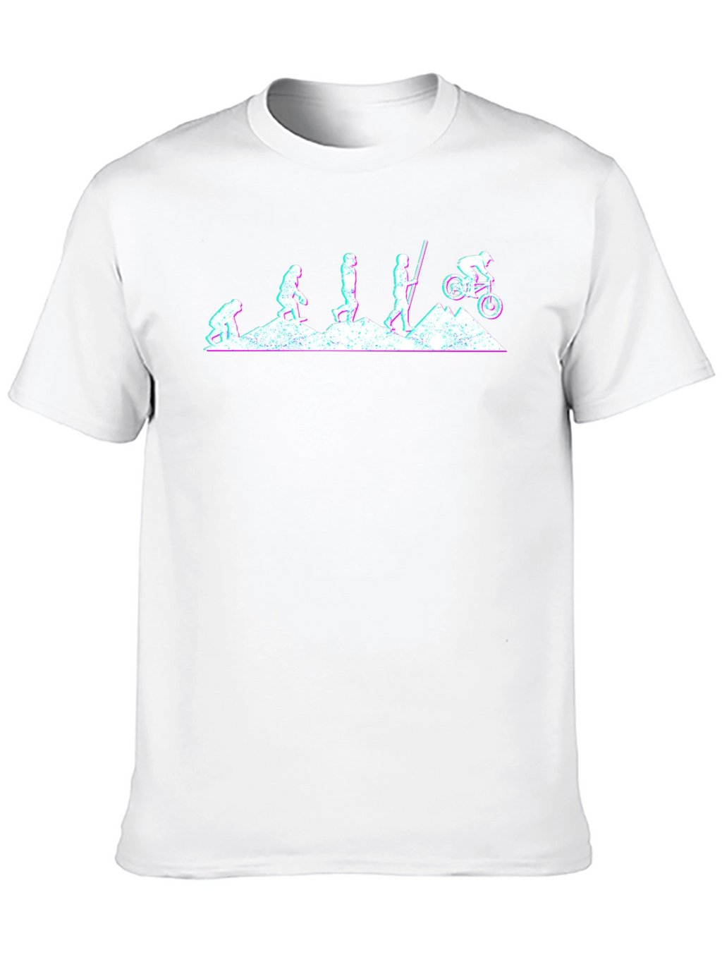 Evolution of Mountain Biking Graphic T-Shirt