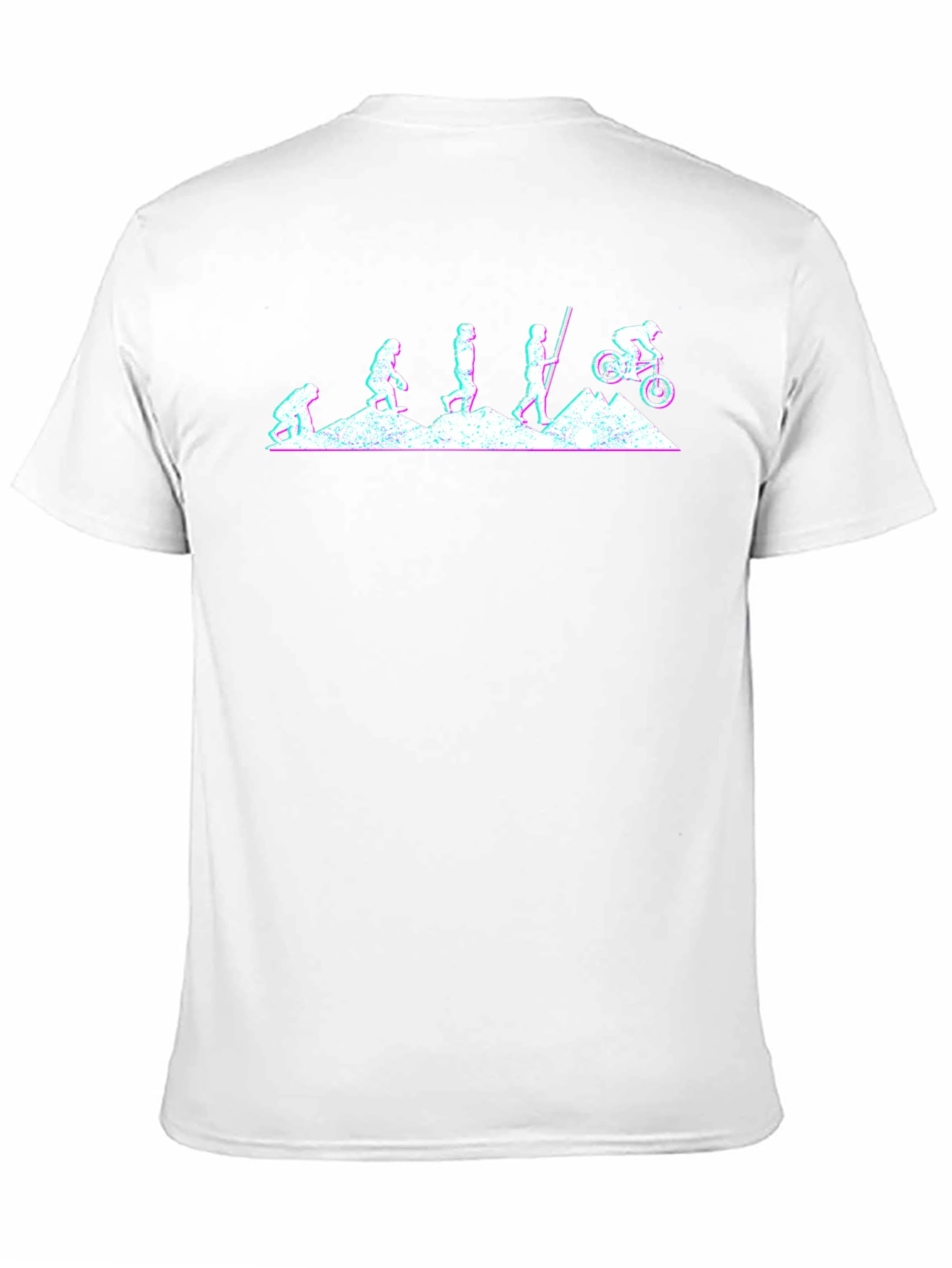 Evolution of Mountain Biking Graphic T-Shirt