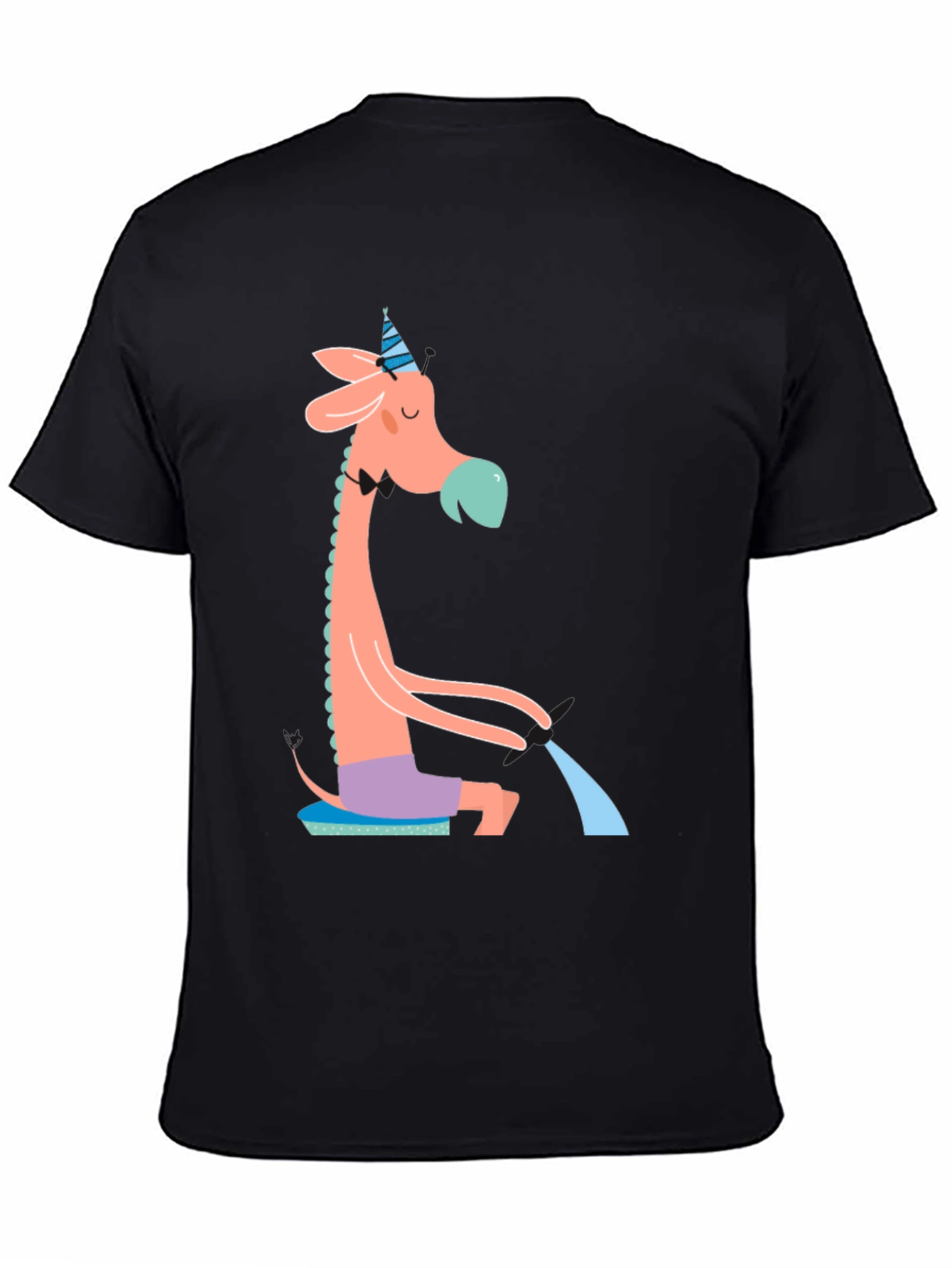 Whimsical Giraffe T-Shirt - Quirky Novelty Tee