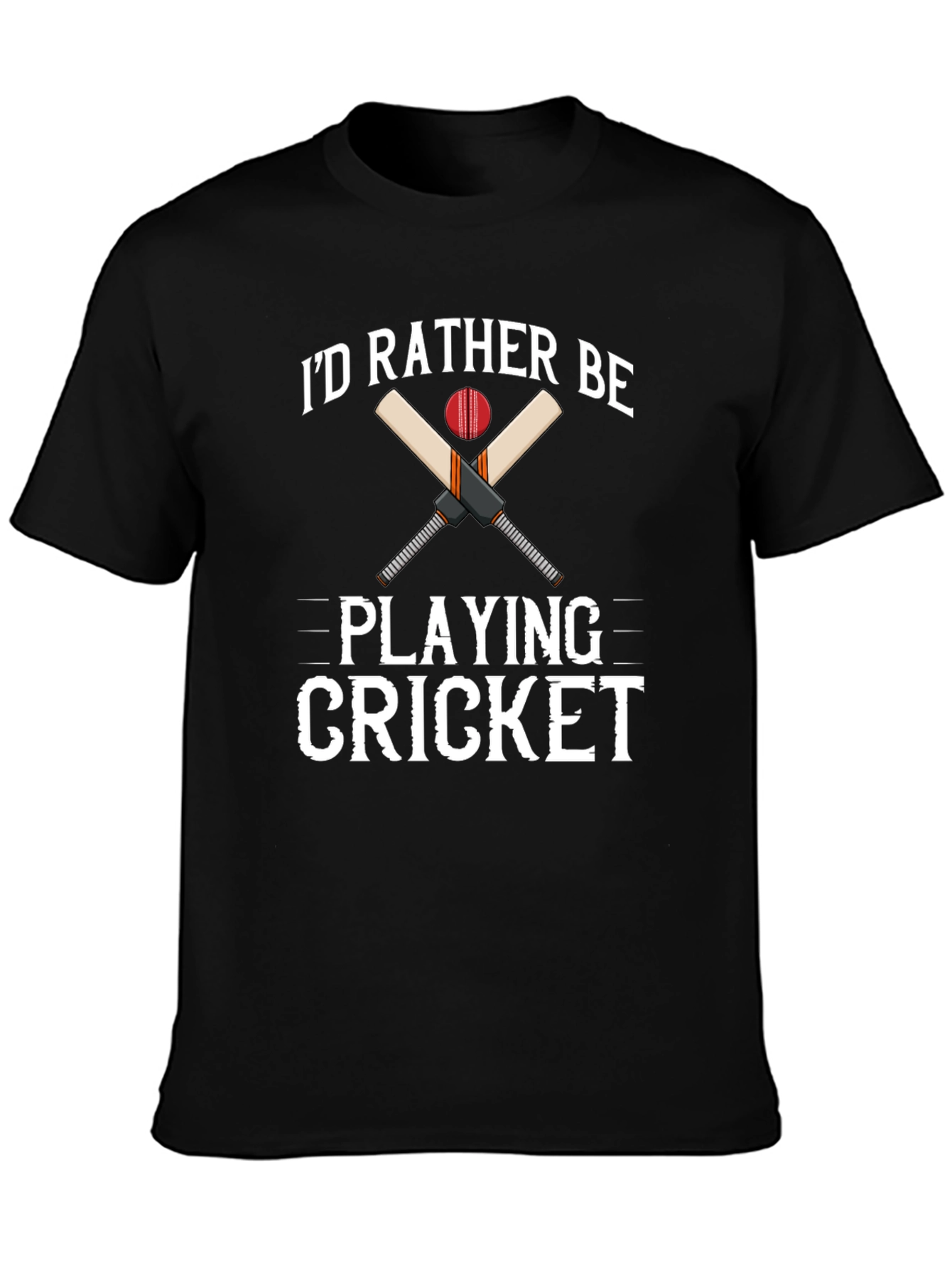 Cricket Player Graphic T-Shirt