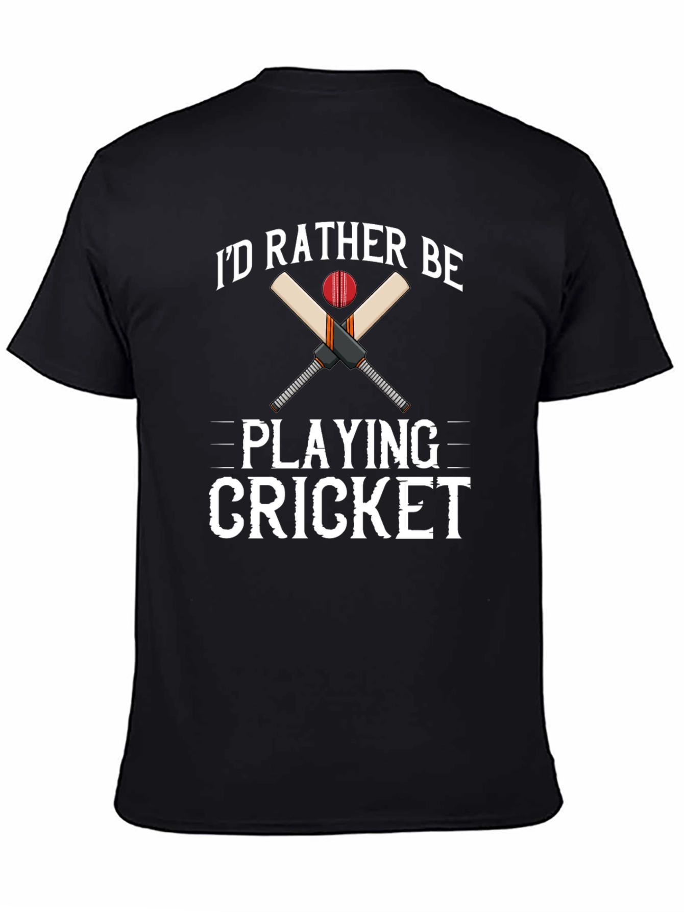 Cricket Player Graphic T-Shirt