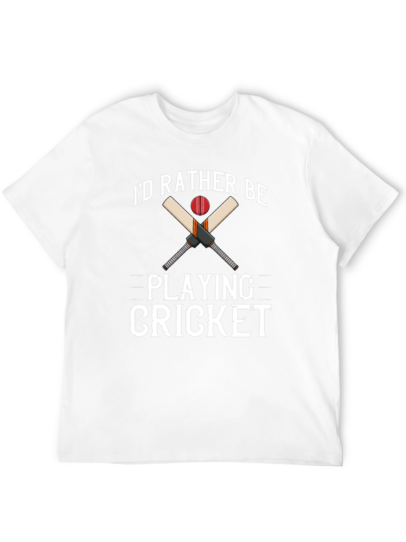 Cricket Player Graphic T-Shirt