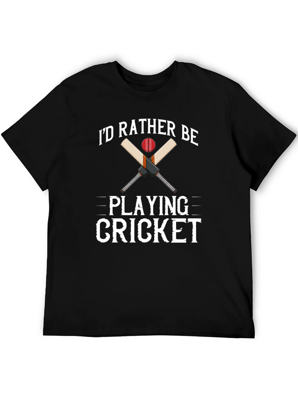 Cricket Player Graphic T-Shirt