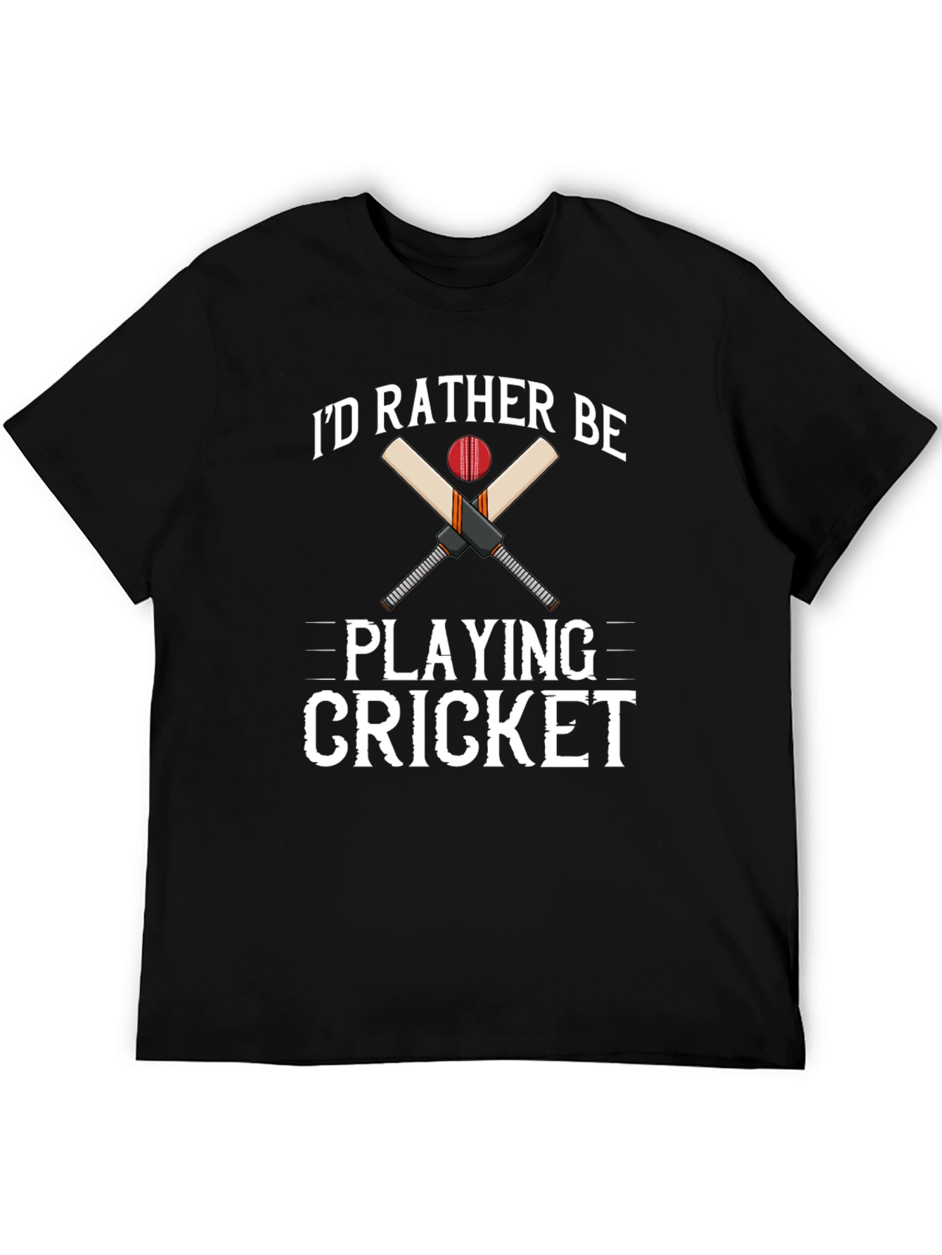 Cricket Player Graphic T-Shirt