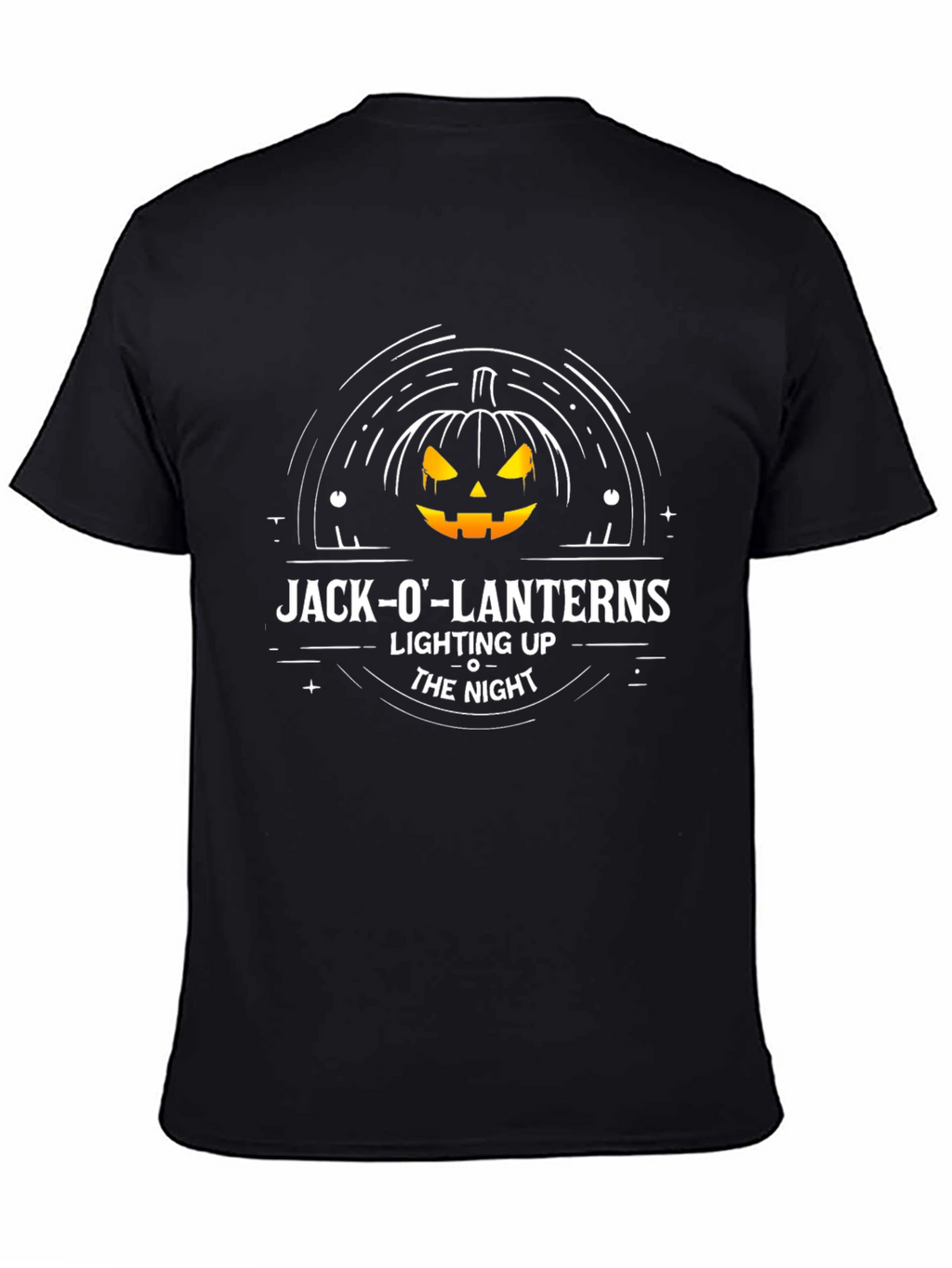 Jack-O-Lanterns Lighting Up The Night T-Shirt