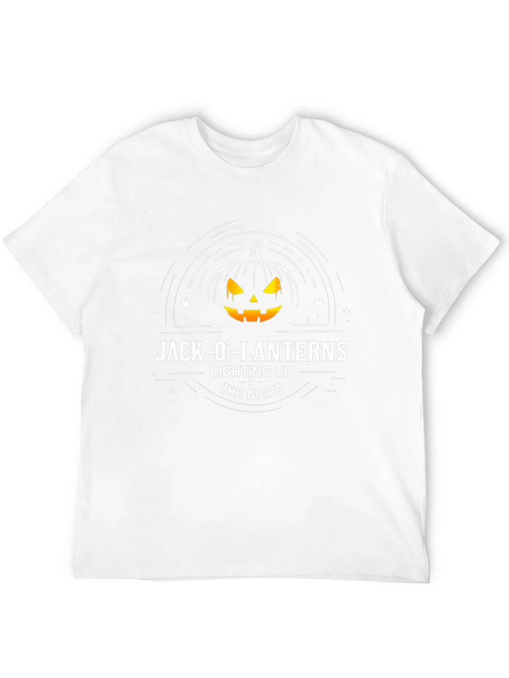 Jack-O-Lanterns Lighting Up The Night T-Shirt