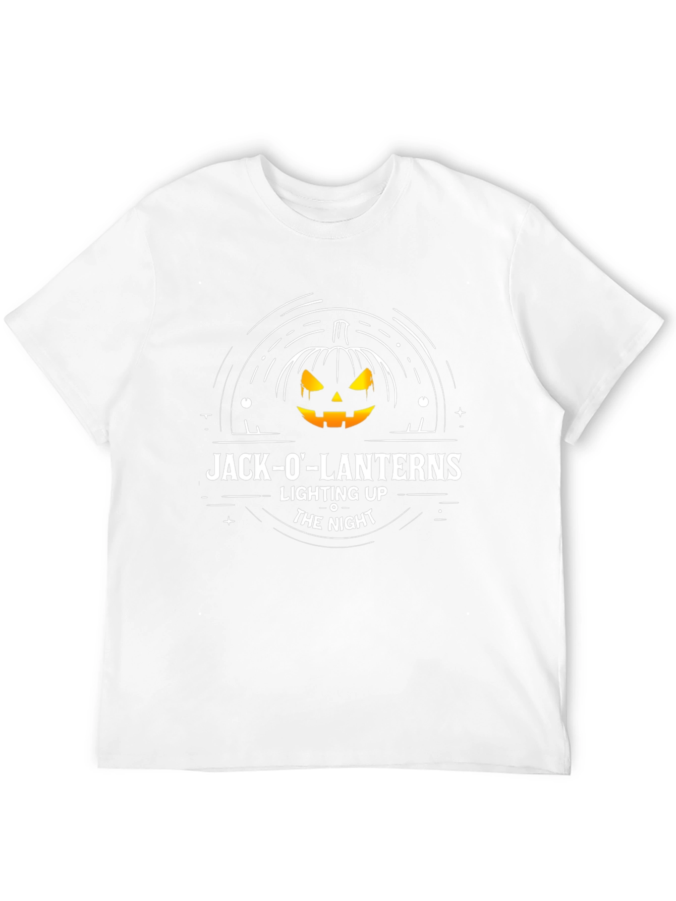 Jack-O-Lanterns Lighting Up The Night T-Shirt