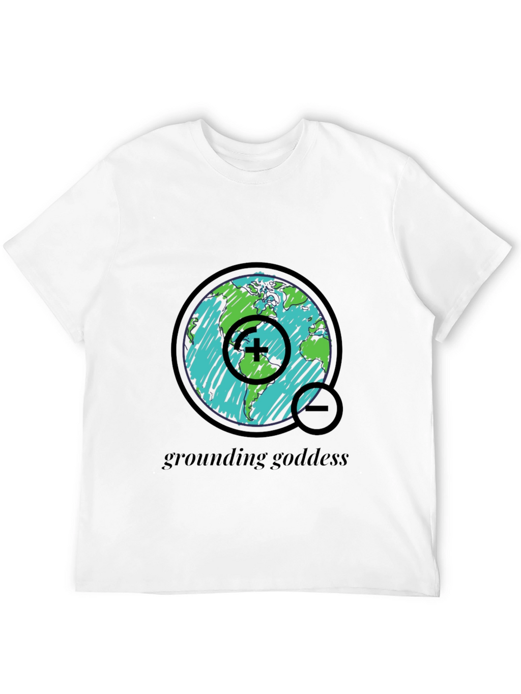 Grounding Goddess Earth Graphic Tee