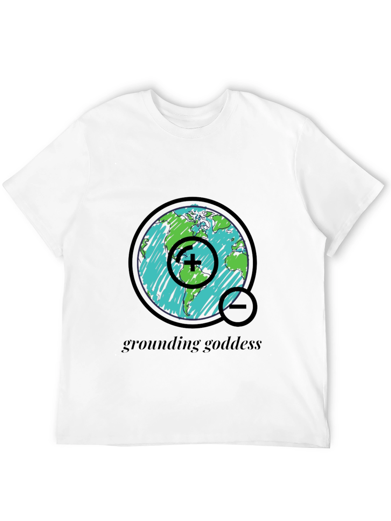 Grounding Goddess Earth Graphic Tee
