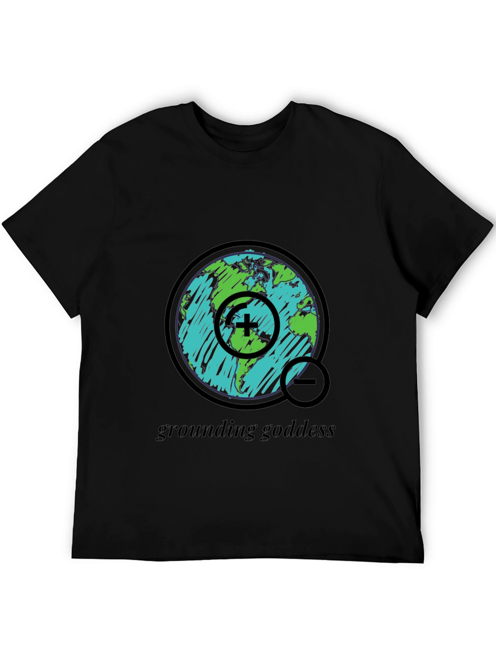 Grounding Goddess Earth Graphic Tee
