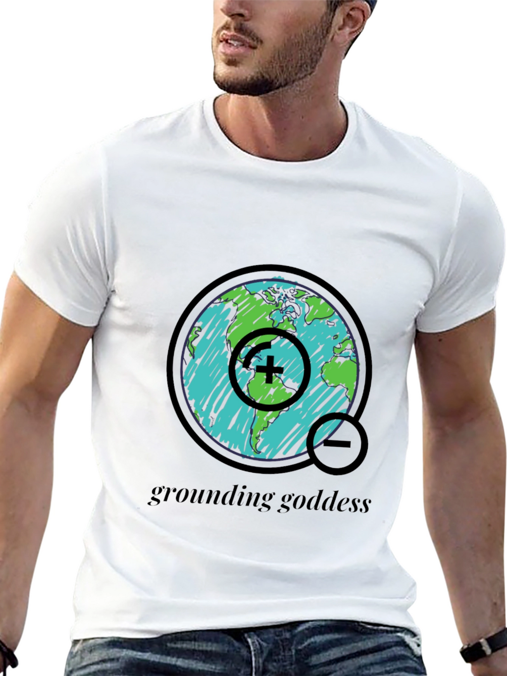 Grounding Goddess Earth Graphic Tee