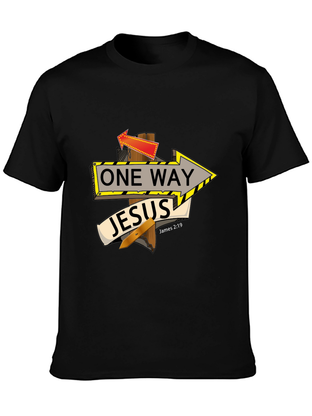 One Way Jesus Graphic T-Shirt