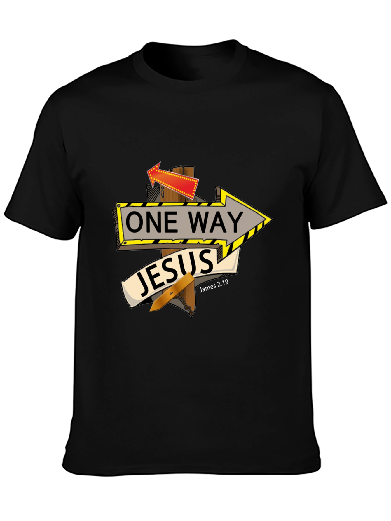 One Way Jesus Graphic T-Shirt