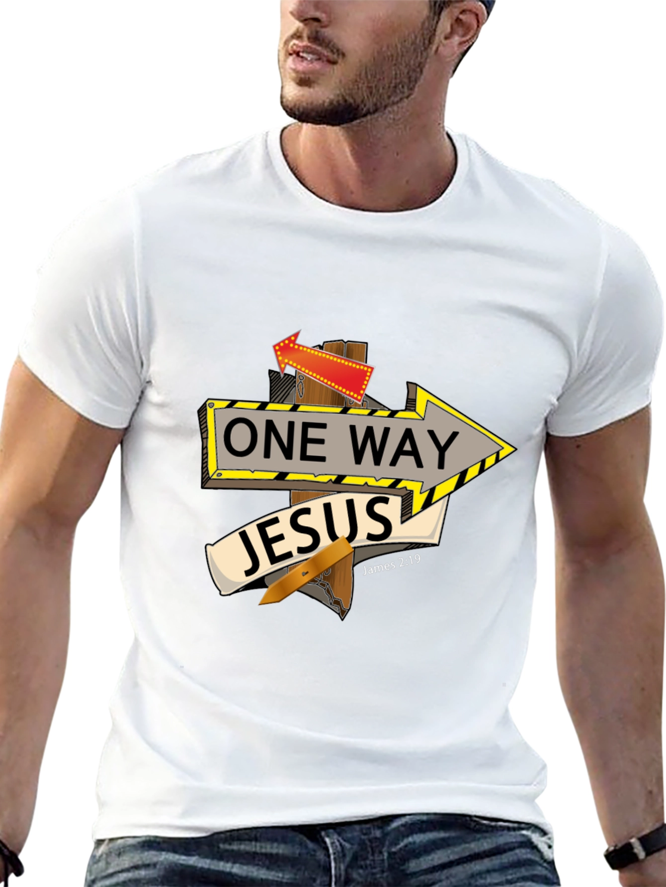 One Way Jesus Graphic T-Shirt