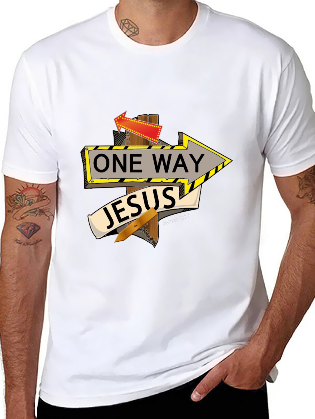 One Way Jesus Graphic T-Shirt