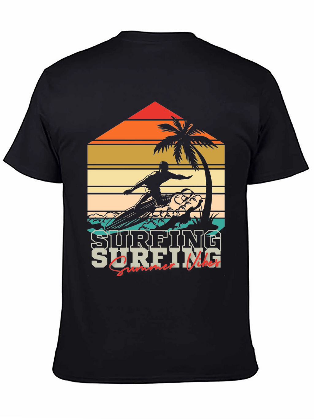 Retro Surfing Vibes T-Shirt