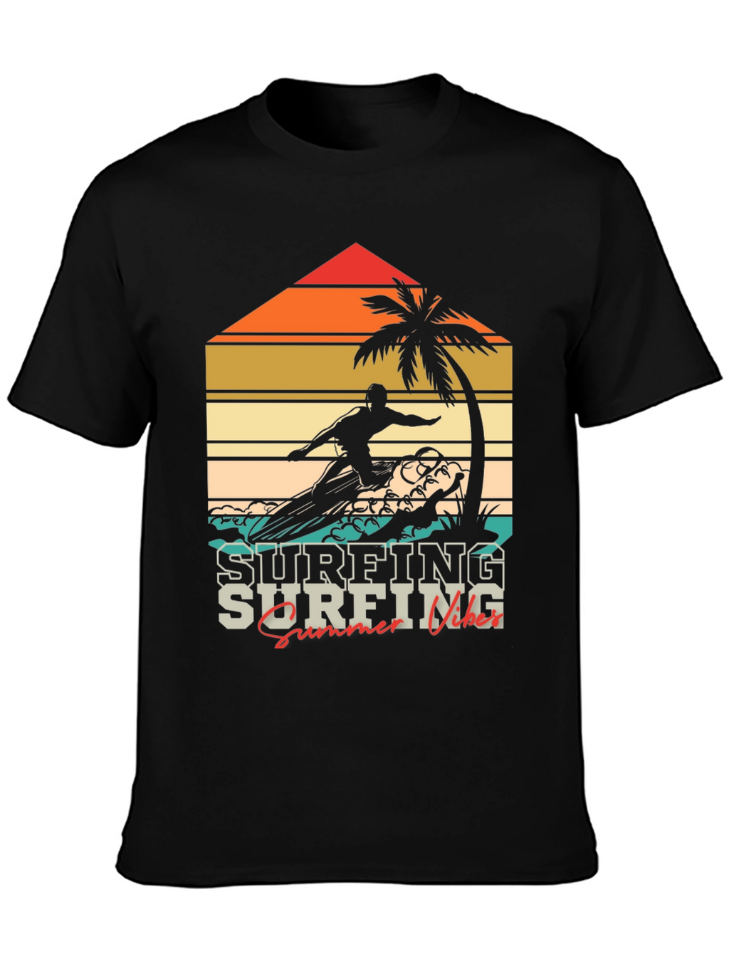 Retro Surfing Vibes T-Shirt