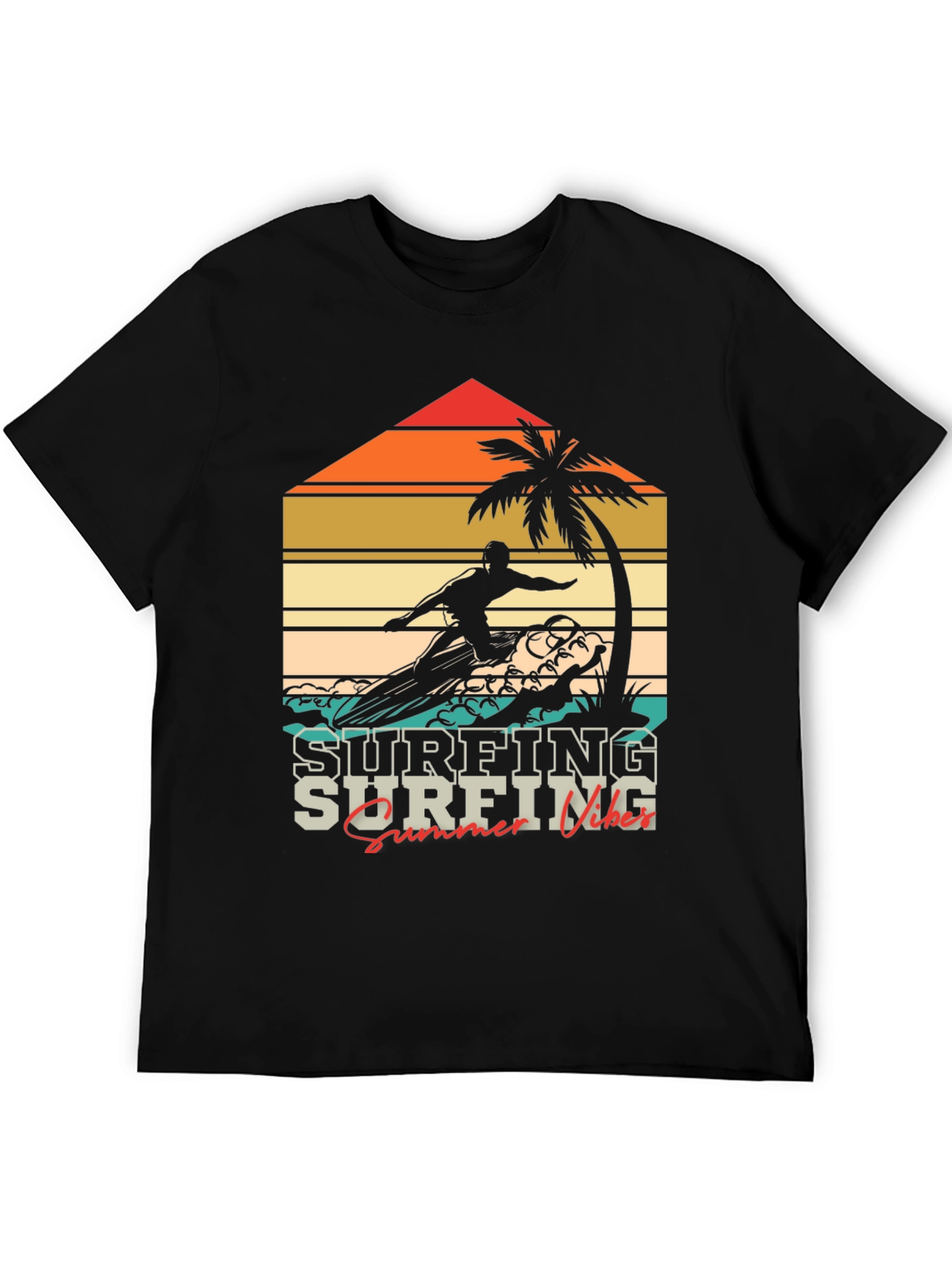 Retro Surfing Vibes T-Shirt