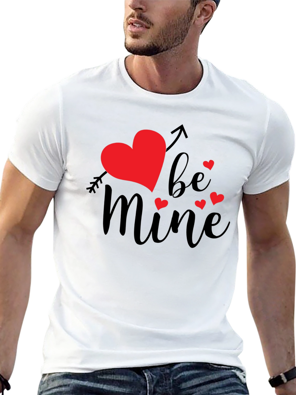 Be Mine Valentines Day Graphic Tee