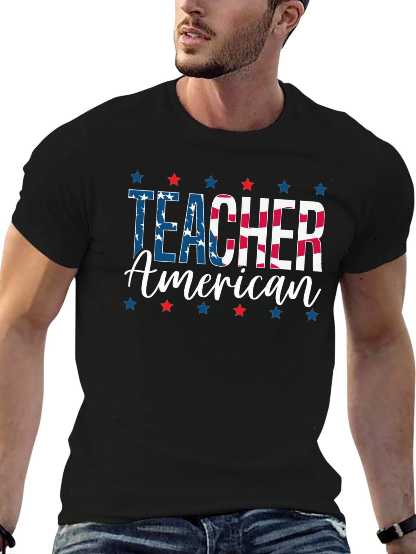 American Teacher Patriotic T-Shirt